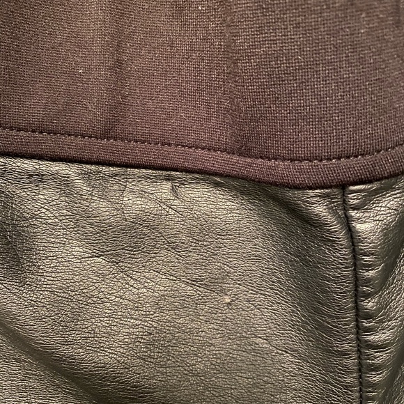 Club Monaco Faux Leather Paneled Leggings - Picture 4 of 5